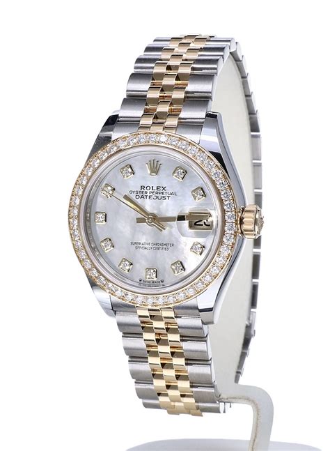 rolex oyster perpetual datejust mother of pearl|Rolex lady Datejust 28 price.